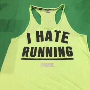 Pink green work out shirt. In great shape.